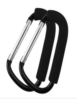Two Pack High Quality Multi Functional Stroller Hook Clip Max Weight Capacity 100kg